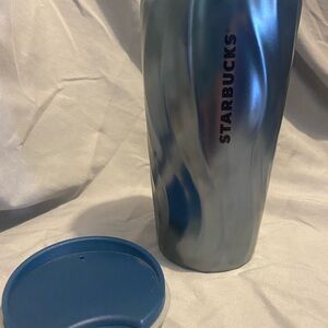 Starbucks Metallic Blue Tumbler